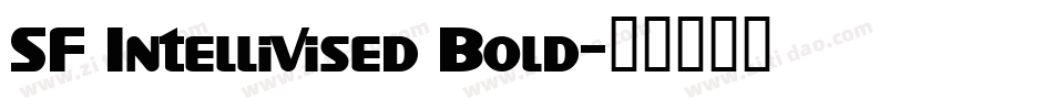 SF Intellivised Bold字体转换